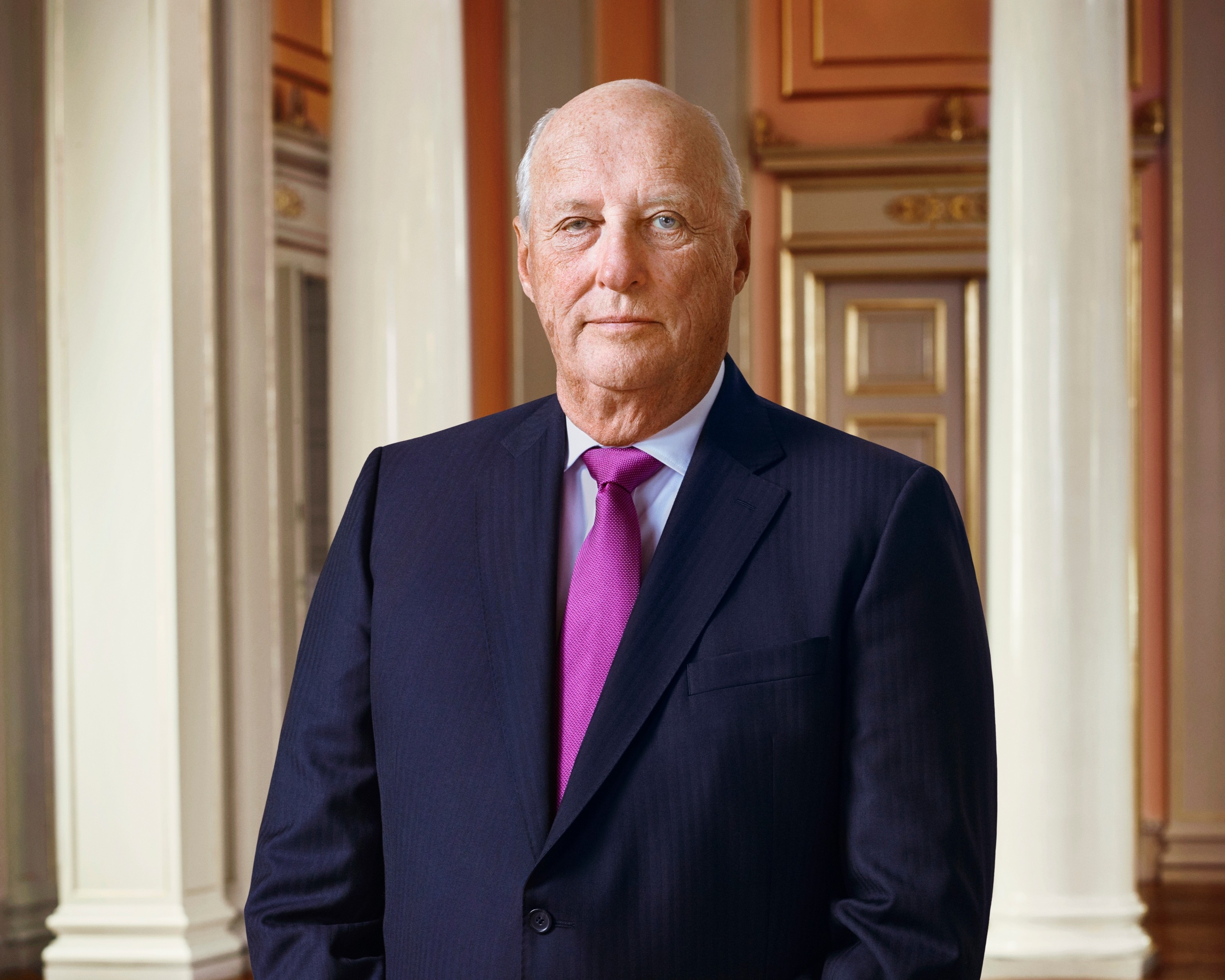 Foto av Hans Majestet kong Harald den femte. Foto: Jørgen Gomnæs - Det kongelige hoff